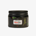 Black jar of Green Milk Best Lin gel for joint pains on a white background