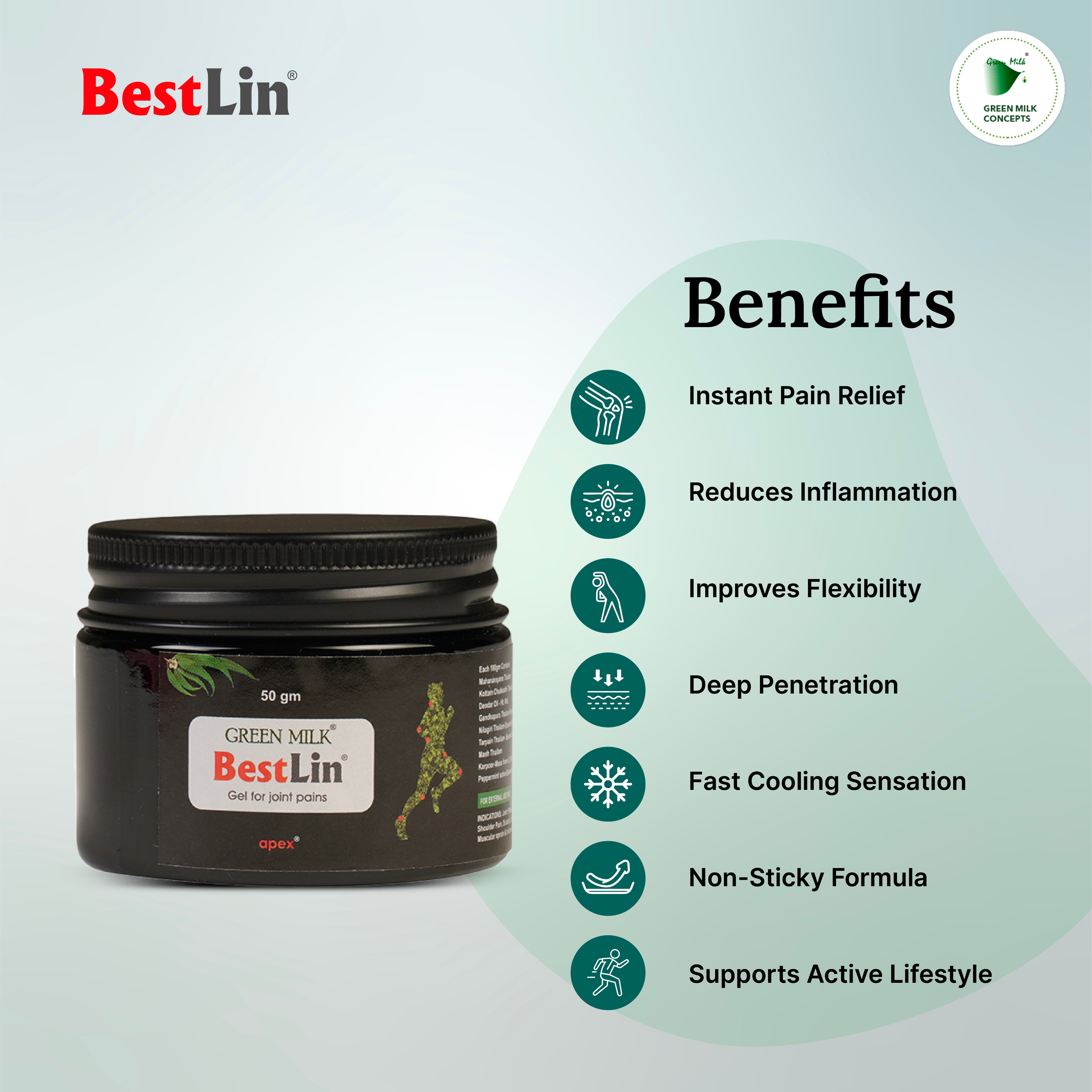 Bestlin Gel – Ayurvedic Gel for Joint & Muscle Wellness