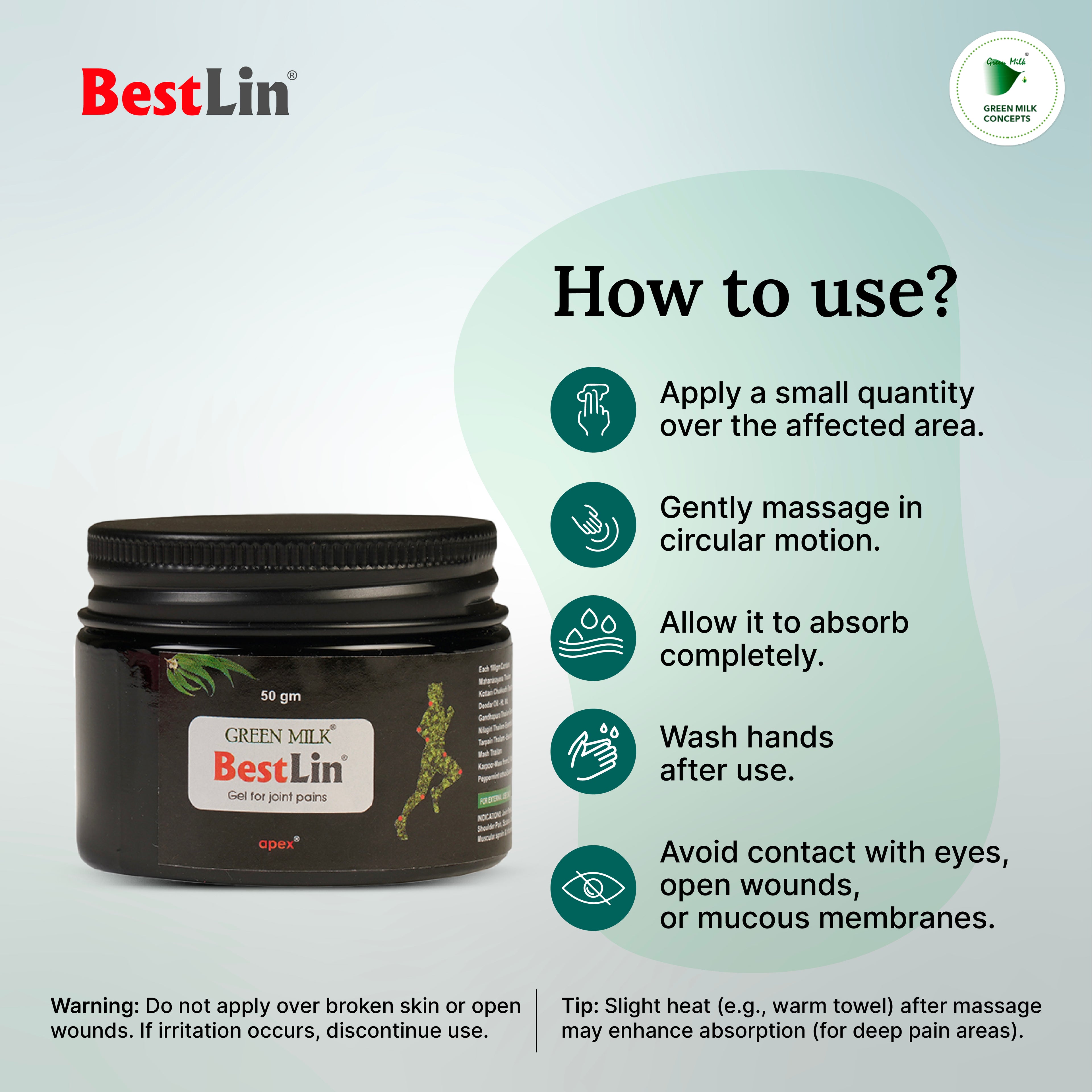 Bestlin Gel – Ayurvedic Gel for Joint & Muscle Wellness