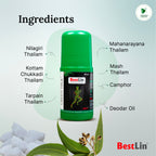 BestLin Ayurvedic Herbal Pain Relief Roll-On – For Joint & Muscle Care (Pack of 2)