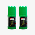 Two green bottles of BestLin Green Milk on a white background