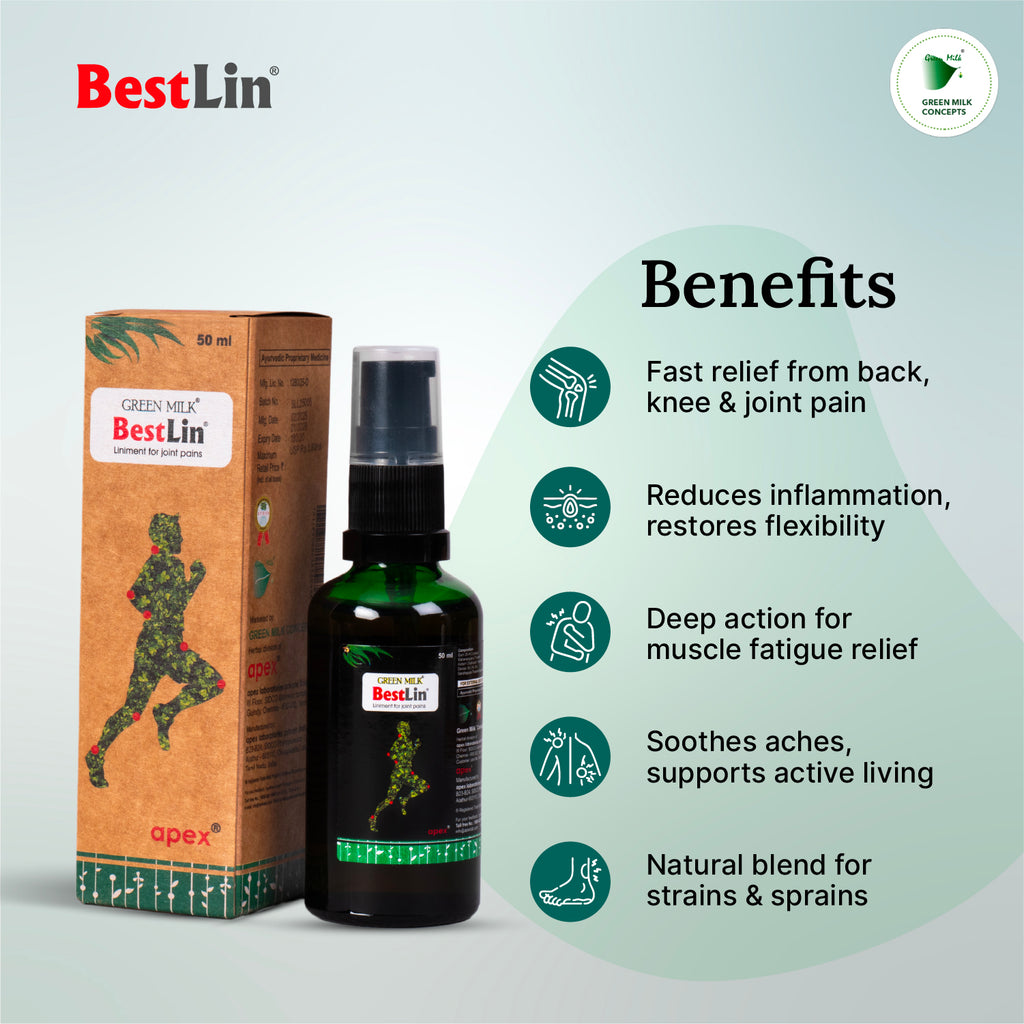 Bestlin Ayurvedic Oil for Joint & Muscle Comfort – Natural Relief