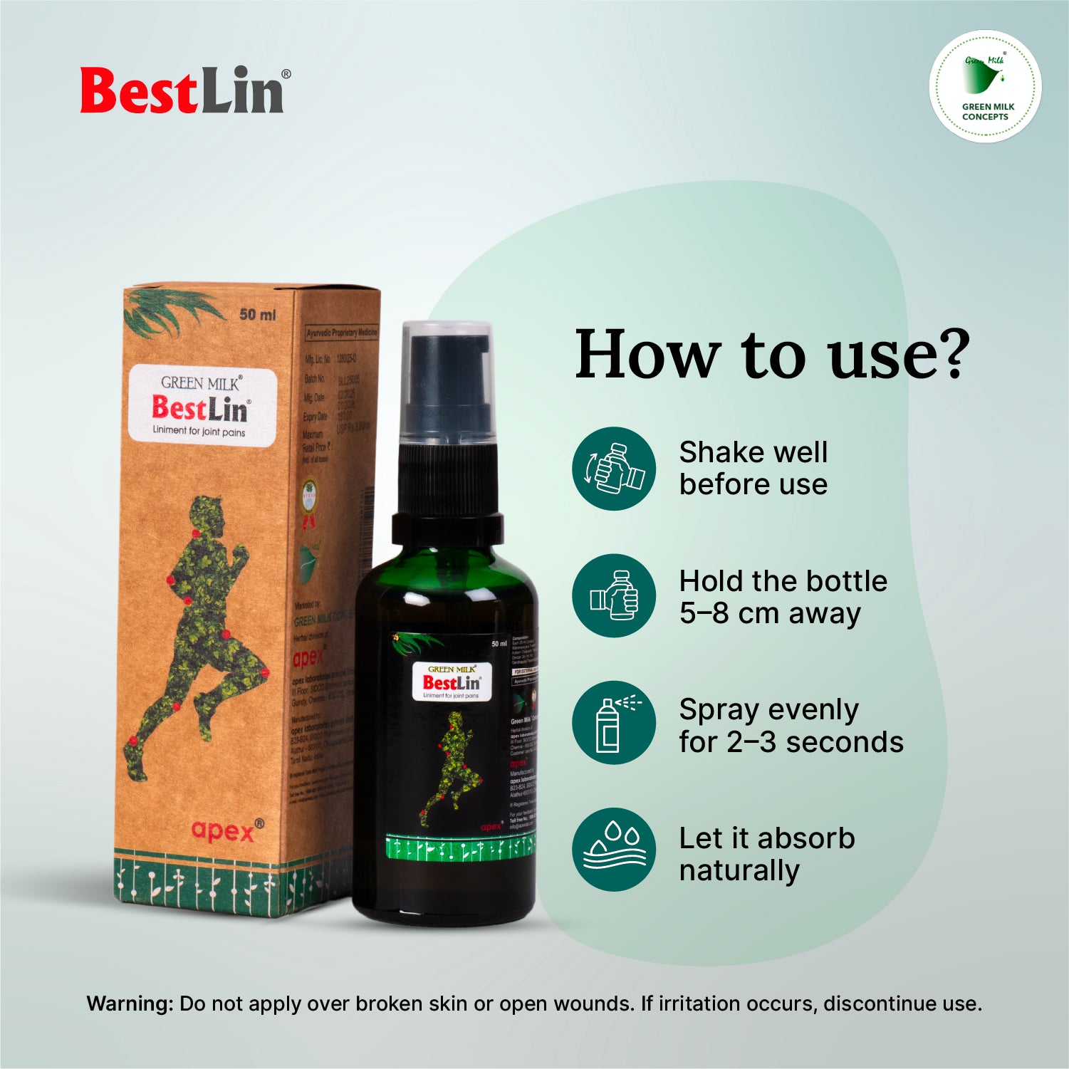 Bestlin Ayurvedic Oil for Joint & Muscle Comfort – Natural Relief