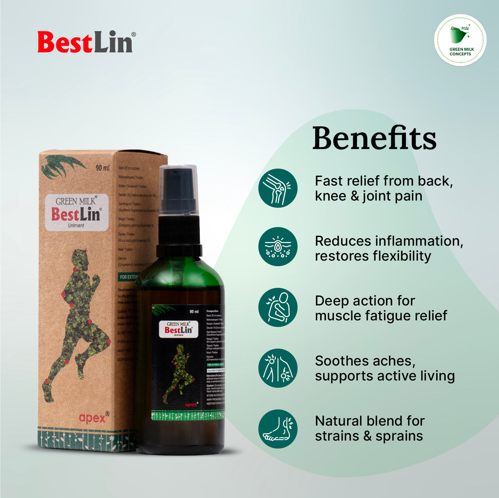 BestLin Ayurvedic Herbal Massage Oil for Daily Body Comfort