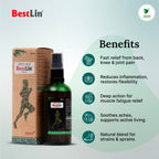 BestLin Ayurvedic Herbal Massage Oil for Daily Body Comfort