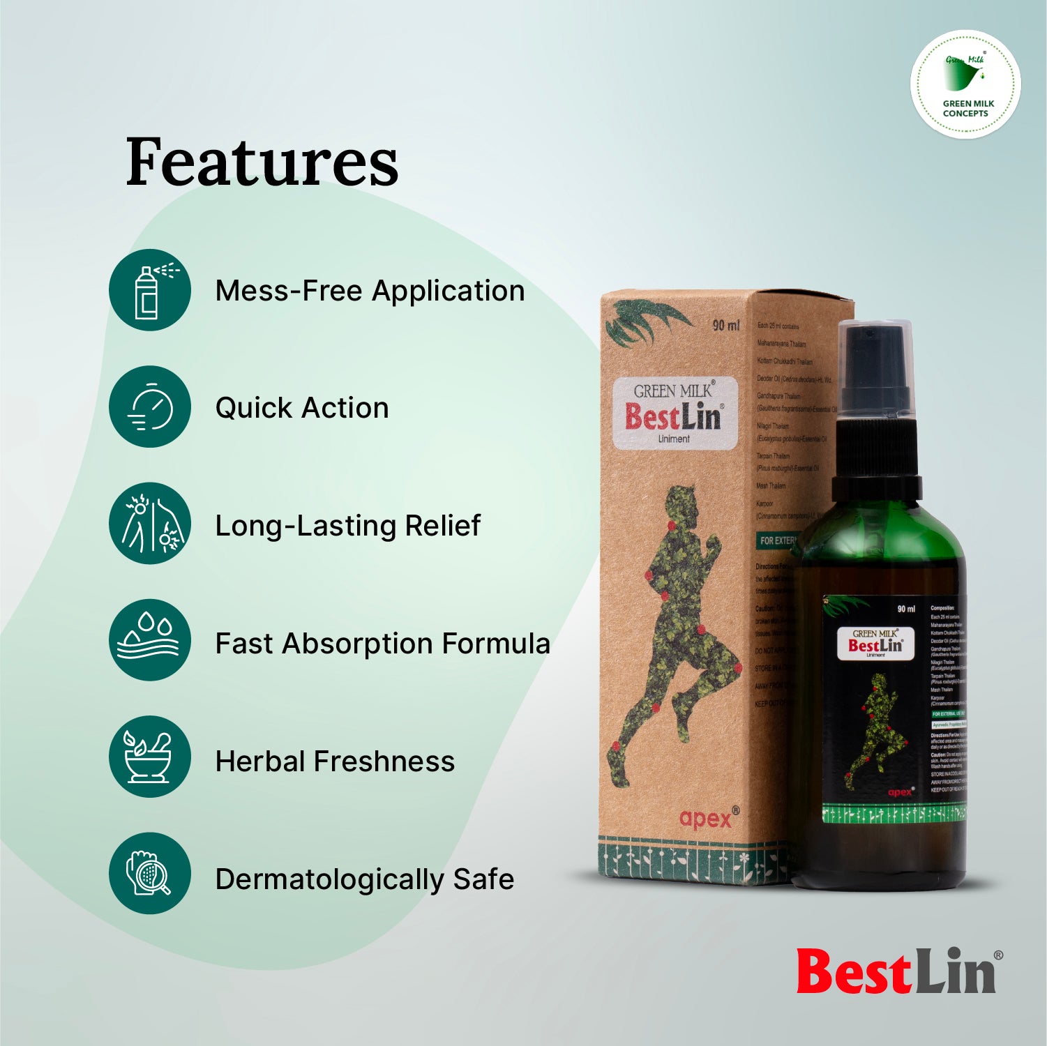 BestLin Ayurvedic Herbal Massage Oil for Daily Body Comfort