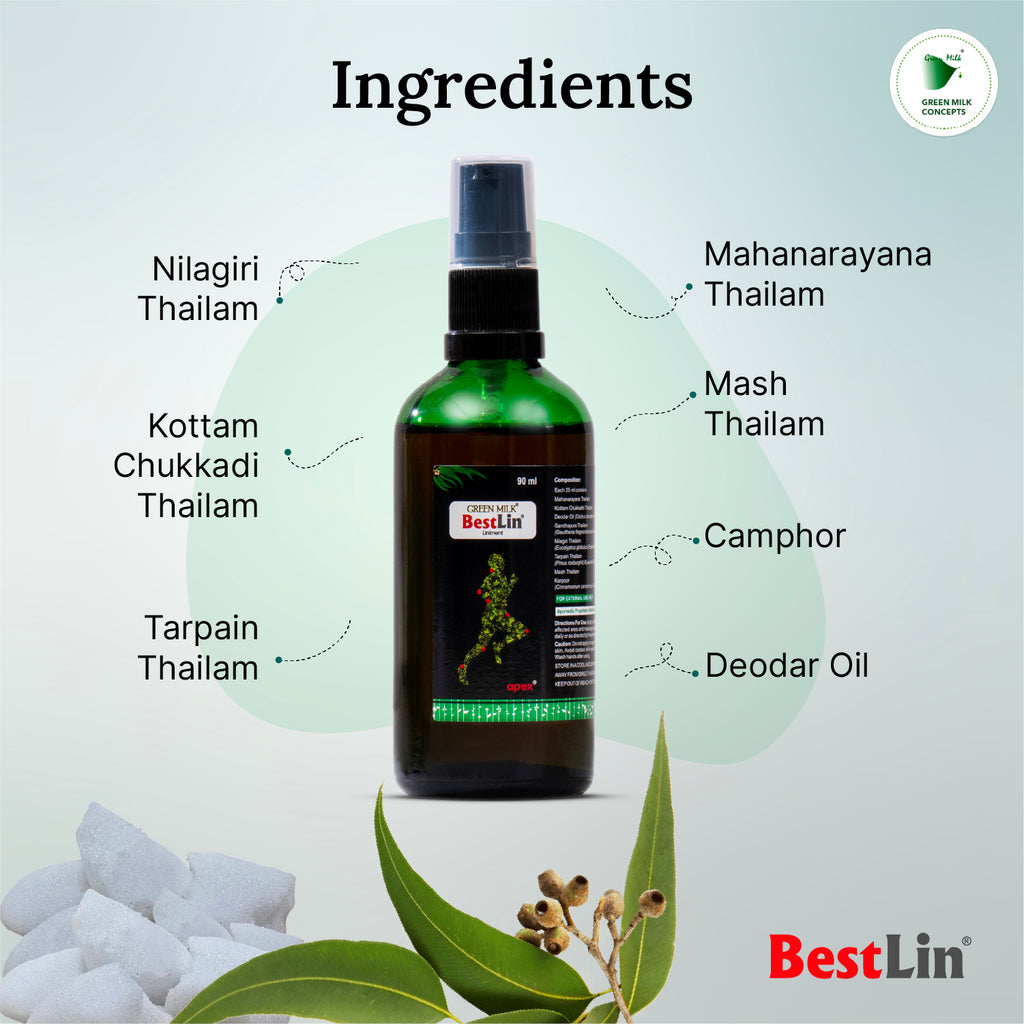 BestLin Ayurvedic Herbal Massage Oil for Daily Body Comfort