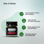 Green Milk Ayurvedic Fast Relief Pain Balm (Pack of 5)  – Natural Fast Relief for Headache, Sinus & Muscle Pain